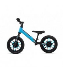 Mėlynas balansinis dviratukas su LED švieselėmis