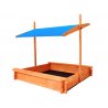Smėlio dėžė su stogeliu (mėlyna)