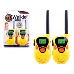 Geltonos trumpųjų bangų racijos „Walkie talkie“ (20 m)