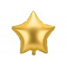 Aukso spalvos folinis balionas „Žvaigždė“ 48 cm