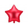 Raudonas folinis balionas „Žvaigždė“ 48cm