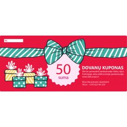 Dovanok 50 eurų kuponą!