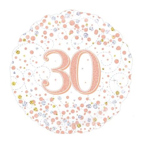 Holografinis folinis balionas - "20 gimtadieniui" / 45 cm