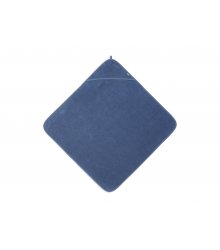 Mėlynas rankšluostis su gobtuvu „Terry“ 75x75cm