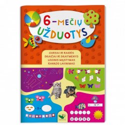 Lavinamoji knygelė „6-mečių užduotys“