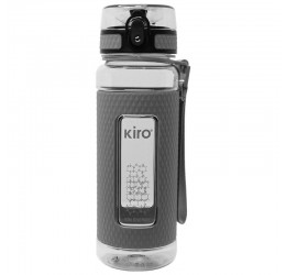 Gertuvė su gumuotu korpusu "Kiro Grey", 700ml.