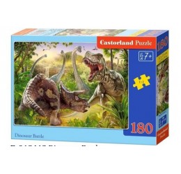 Dėlionė "Grėsmingieji dinozaurai" 180 dalių