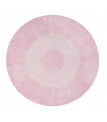 Rožinis vaikiškas kilimas - "Tie-dye"
