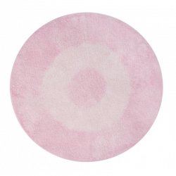 Rožinis vaikiškas kilimas - "Tie-dye"
