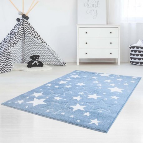Vaikiškas kilimas "Mėlynos žvaigždelės"