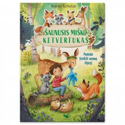 Vaikiška knygelė "Šaunusis miško ketvertas"