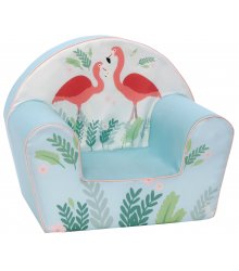 Žydras foteliukas - "Flamingai"