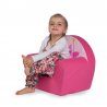 Rožinis vaikiškas foteliukas - "Puošnus arkliukas"