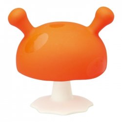 Mombella silikoninis kramtukas "Oranžinis grybukas"
