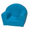 Vienspalvis mėlynas foteliukas