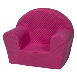 Tamsiai rožinės spalvos foteliukas - dots