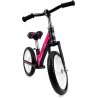 Tamsus balansinis dviratukas su rožiniais akcentais - MOOV