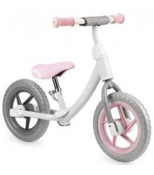 Šviesios spalvos balansinis dviratukas - Ross / rožiniai akcentai