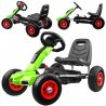 Go-kart žalias sportinis automobilis