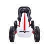 Baltos spalvos Go-kart automobilis "Abarth"