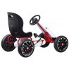 Baltos spalvos Go-kart automobilis "Abarth"