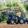 Mėlynas pedalais minamas vaikiškas traktorius "Falk Holland"