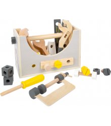 Medinė įrankių dėžutė "Mažasis meistras"
