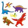 Djeco rinkinys lėlės marionetes "Dinozaurai"