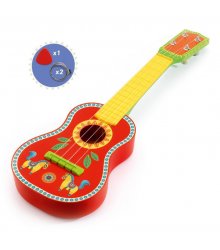 Ryškiaspalvis muzikos instrumentas "Havajų gitara"
