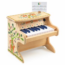Medinis vaikiškas elektroninis pianinas