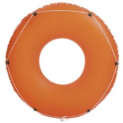 Oranžinis plaukimo ratas su virvele
