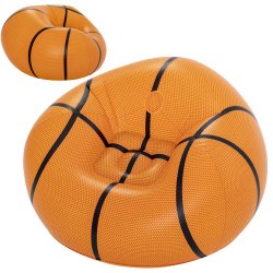 Pripučiamas fotelis "Krepšinio kamuolys"