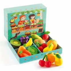 Djeco rinkinys "Vaisiai ir daržovės"