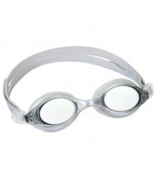 Balti plaukimo akiniai "Hydro Pro"