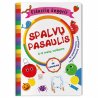 Užduočių knygelė su lipdukais "Spalvų Pasaulis"