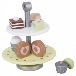 CLASSIC WORLD pyragėlių stovas su pyragėliais