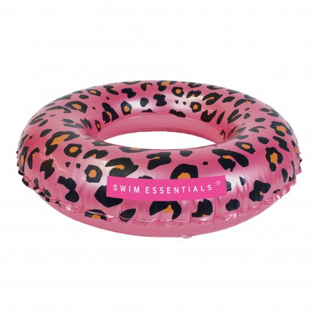 Rožinis plaukimo ratas "Leopardas" 90 cm