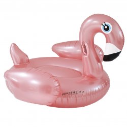 Pripučiamas rožinis flamingas plaukiojimui XL