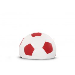Futbolo kamuolio formos sėdmaišis su raudonas motyvais "Berbo"