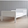 Viengulė vaikiška balta lova 140x70 cm