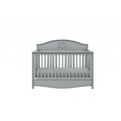 Pilka kūdikio lovytė "Labos nakties" su stalčiumi 70x140cm