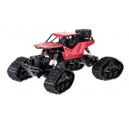 RC 2in1 automobilis Rock Crawler 4x4 raudonos spalvos