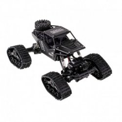 RC Rock Crawler automobilis, 4x4 juodas