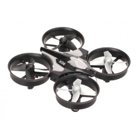 Juodos spalvos RC dronas - JJRC H36 MINI