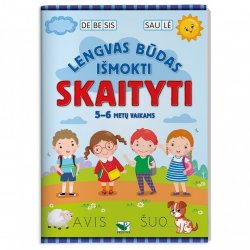 Užduočių knygutė 5-6 metų vaikams "Lengvas būdas išmokti skaityti"