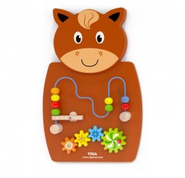 Viga Toys edukacinė lenta ''Arkliukas''