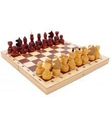 Rankų darbo šachmatai 29x29x1,9 cm