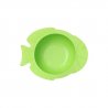 Šviesiai žalias silikoninis prilimpantis dubenėlis - "Žuvis"