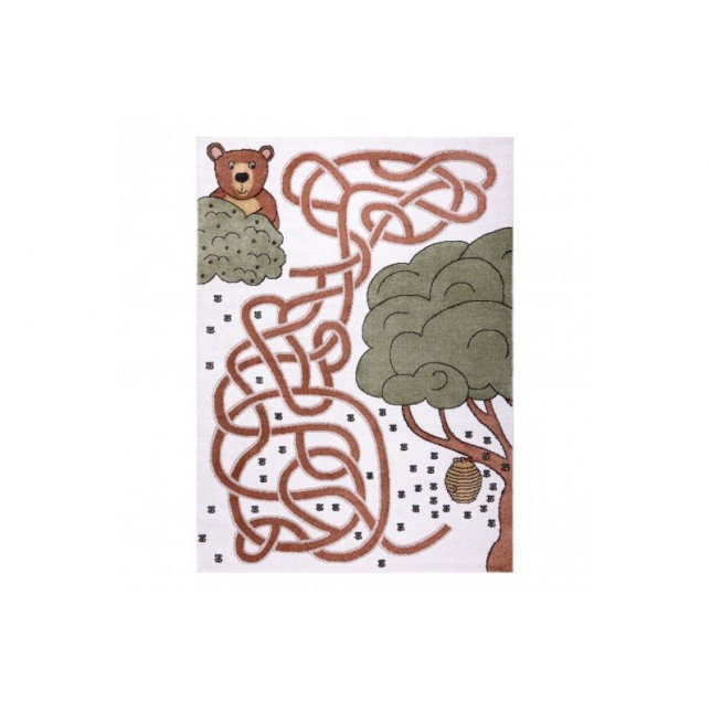 Vaikiškas kilimas - "Lokys, labirintas ir bitutės"