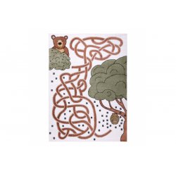Vaikiškas kilimas - "Lokys, labirintas ir bitutės"